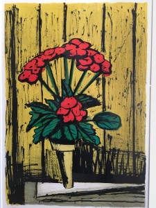 ベルナール・ビュッフェ 「ベゴニアの鉢」